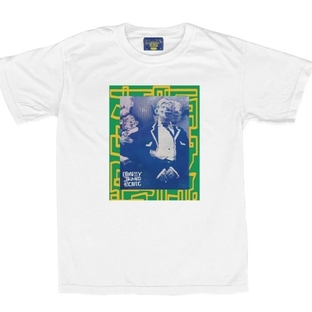 Coney Island Picnic T Shirt Mens M White Graphic Tee Short Sleeve Streetwear